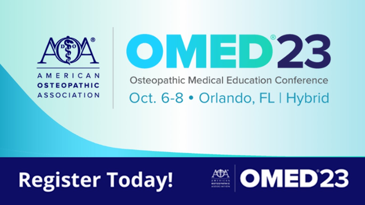 Register for OMED23 Register for OMED23